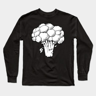 Broccoli Illustration Long Sleeve T-Shirt